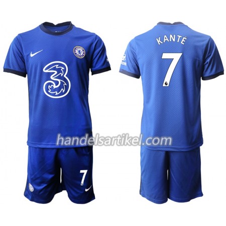 Chelsea Kante Kinder Heim Trikotsatz 2020/21 Kurzarm (+ Kurze Hosen)